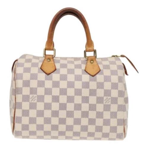 Louis Vuitton Vintage Pre-owned Canvas louis-vuitton-vskor White, Dam