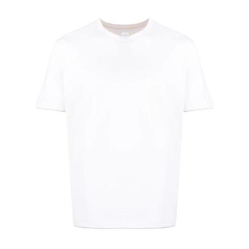 Eleventy Casual Vit Bomull Kortärmad T-shirt White, Herr