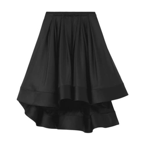 Proenza Schouler Svart Silk Nylon Taffeta Kjol Black, Dam