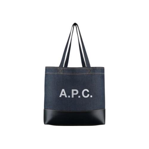 A.p.c. Marinblå Toteväska - En Storlek Blue, Dam