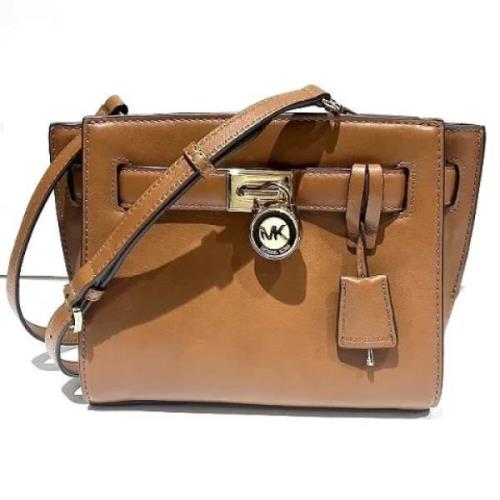 Michael Kors Pre-owned Pre-owned Laeder crossbodyvskor Brown, Dam