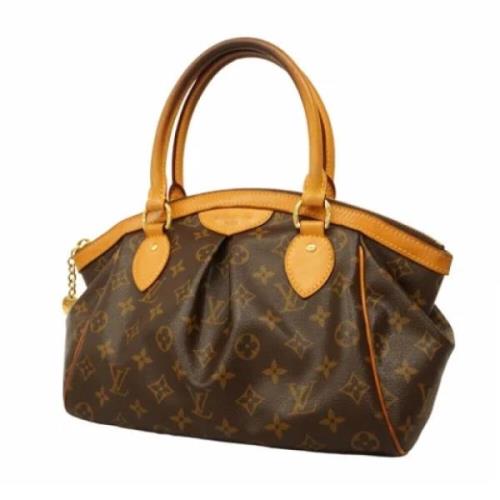 Louis Vuitton Vintage Pre-owned Tyg louis-vuitton-vskor Brown, Dam