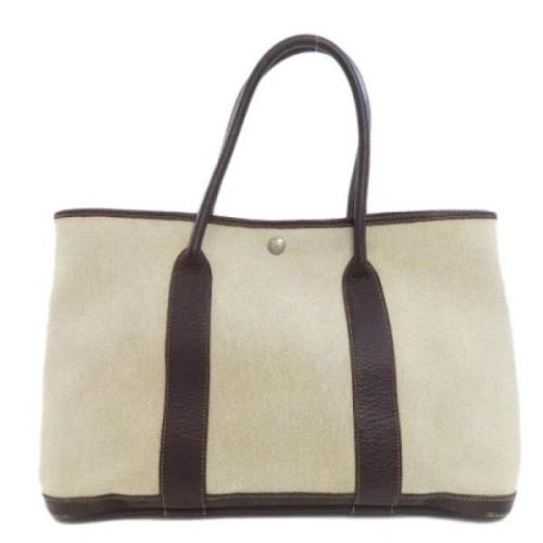 Hermès Vintage Pre-owned Canvas totevskor Beige, Dam