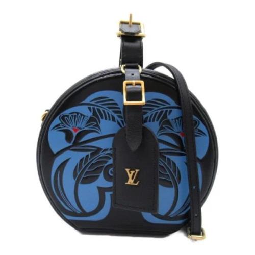 Louis Vuitton Vintage Pre-owned Laeder crossbodyvskor Black, Dam