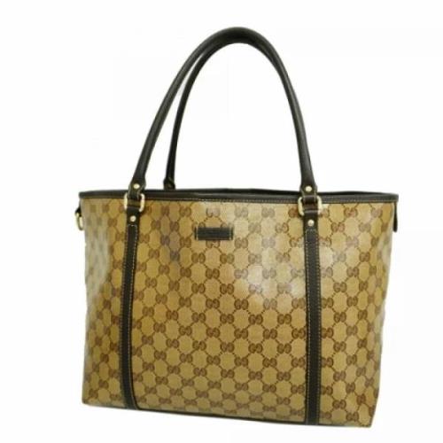 Gucci Vintage Pre-owned Canvas totevskor Brown, Dam