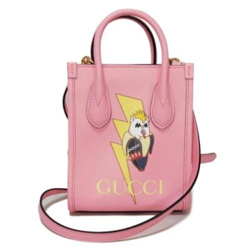 Gucci Vintage Pre-owned Laeder handvskor Pink, Dam