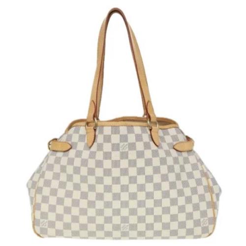 Louis Vuitton Vintage Pre-owned Canvas totevskor White, Dam