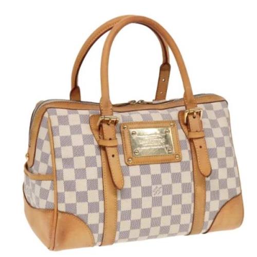 Louis Vuitton Vintage Pre-owned Canvas handvskor White, Dam