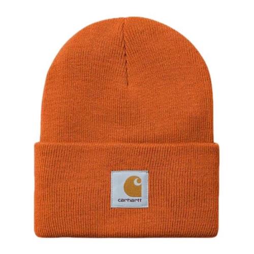 Carhartt Wip Ripstickad Akryl Klocka Mössa Orange, Herr