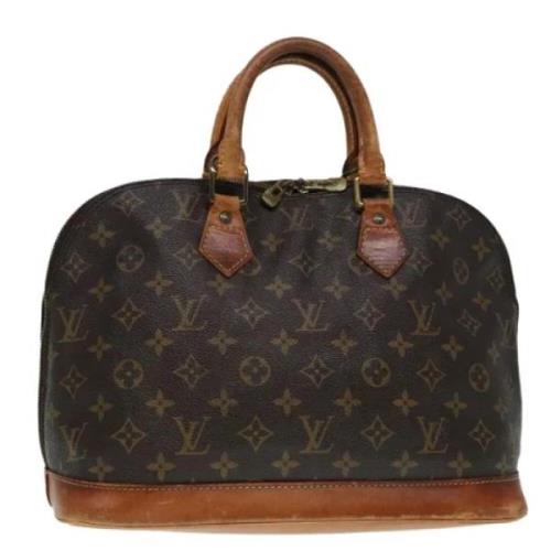 Louis Vuitton Vintage Pre-owned Canvas handvskor Brown, Dam