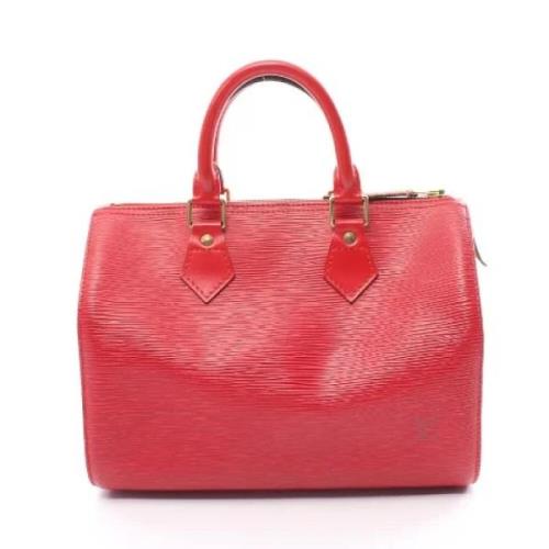 Louis Vuitton Vintage Pre-owned Laeder handvskor Red, Dam