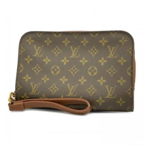 Louis Vuitton Vintage Pre-owned Tyg louis-vuitton-vskor Brown, Dam