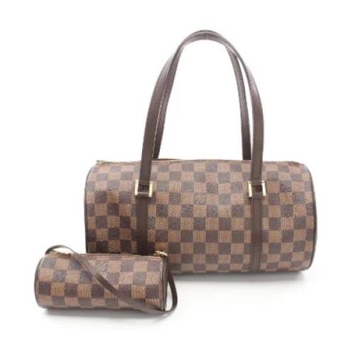 Louis Vuitton Vintage Pre-owned Canvas handvskor Brown, Dam