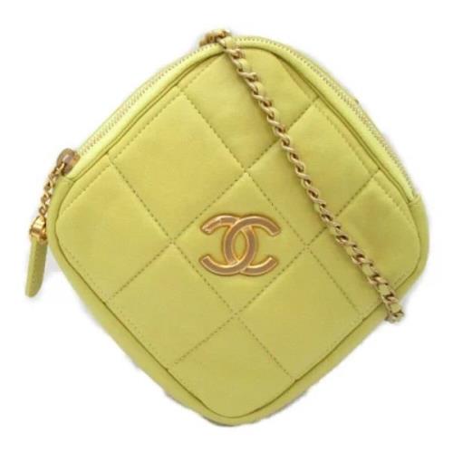 Chanel Vintage Pre-owned Laeder chanel-vskor Yellow, Dam