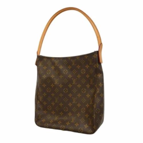 Louis Vuitton Vintage Pre-owned Tyg louis-vuitton-vskor Brown, Dam