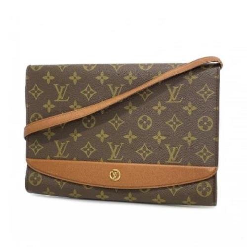 Louis Vuitton Vintage Pre-owned Tyg louis-vuitton-vskor Brown, Dam