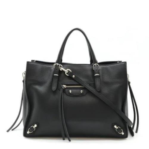 Balenciaga Vintage Pre-owned Laeder handvskor Black, Dam