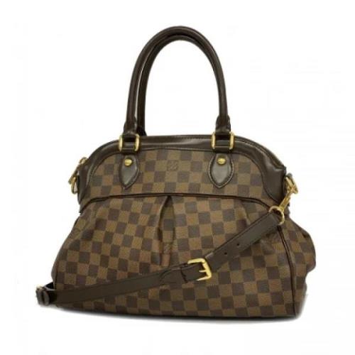 Louis Vuitton Vintage Pre-owned Tyg louis-vuitton-vskor Brown, Dam