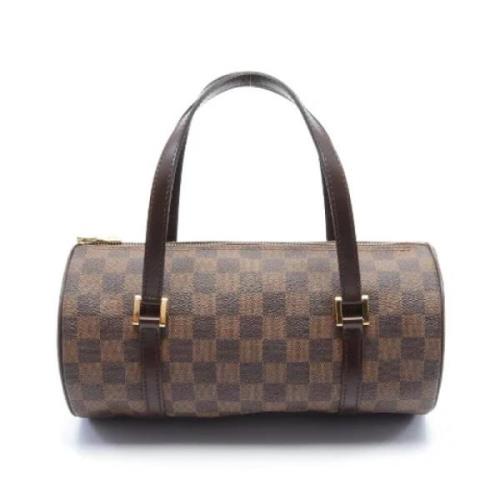 Louis Vuitton Vintage Pre-owned Canvas handvskor Brown, Dam