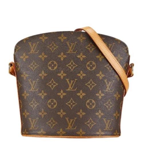 Louis Vuitton Vintage Pre-owned Canvas crossbodyvskor Brown, Dam