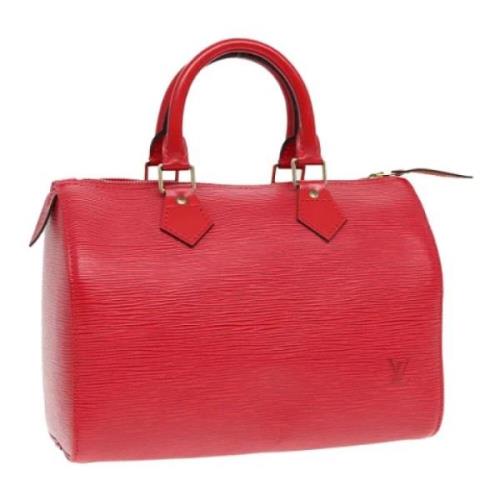 Louis Vuitton Vintage Pre-owned Laeder handvskor Red, Dam