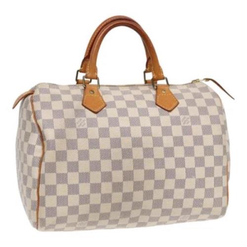 Louis Vuitton Vintage Pre-owned Canvas louis-vuitton-vskor White, Dam