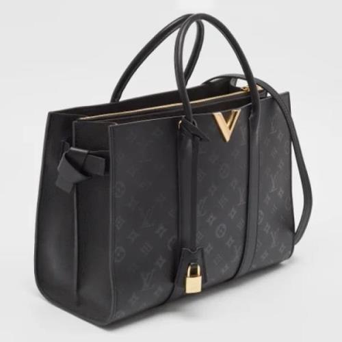 Louis Vuitton Vintage Pre-owned Laeder totevskor Black, Dam