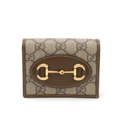 Gucci Vintage Pre-owned Canvas plnbcker Beige, Dam