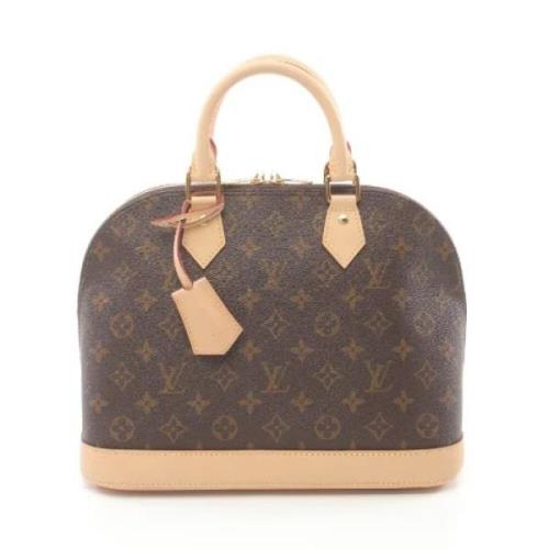 Louis Vuitton Vintage Pre-owned Canvas handvskor Brown, Dam