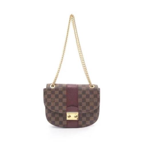 Louis Vuitton Vintage Pre-owned Canvas crossbodyvskor Brown, Dam