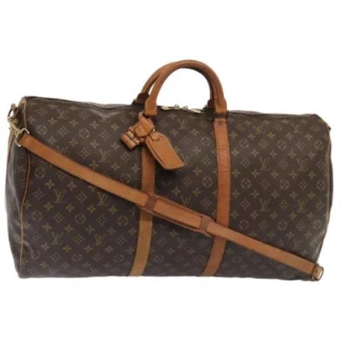 Louis Vuitton Vintage Pre-owned Canvas resvskor Brown, Dam