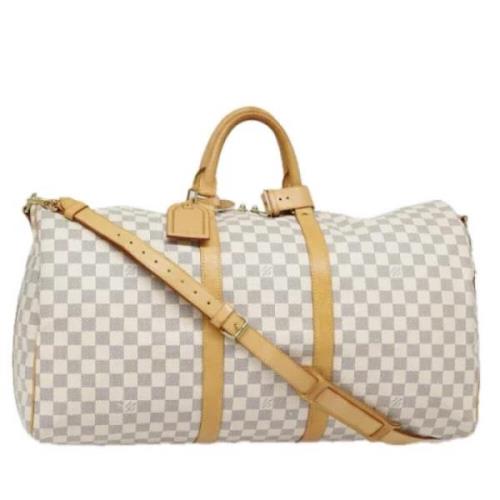 Louis Vuitton Vintage Pre-owned Canvas resvskor White, Dam