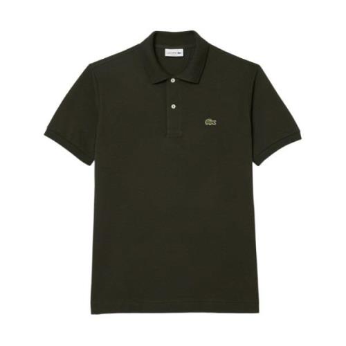 Lacoste Militärstil kortärmad polotröja Green, Herr