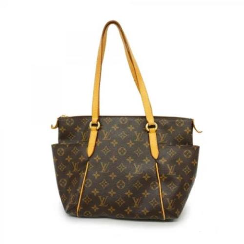 Louis Vuitton Vintage Pre-owned Tyg louis-vuitton-vskor Brown, Dam