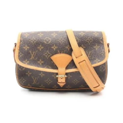 Louis Vuitton Vintage Pre-owned Canvas crossbodyvskor Brown, Dam