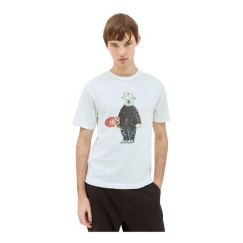 Human Made Logo Print Crewneck T-Shirt White, Herr