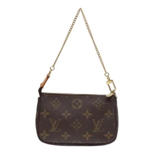 Louis Vuitton Vintage Pre-owned Canvas kuvertvskor Brown, Dam