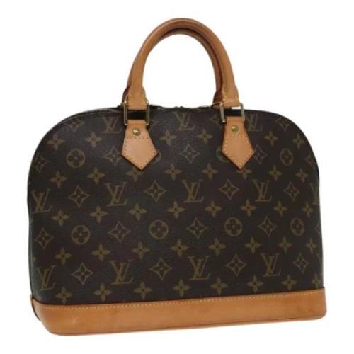 Louis Vuitton Vintage Pre-owned Canvas handvskor Brown, Dam