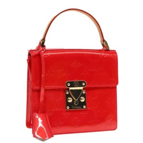 Louis Vuitton Vintage Pre-owned Laeder handvskor Red, Dam