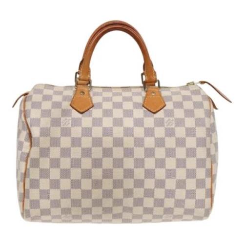 Louis Vuitton Vintage Pre-owned Canvas louis-vuitton-vskor Beige, Dam