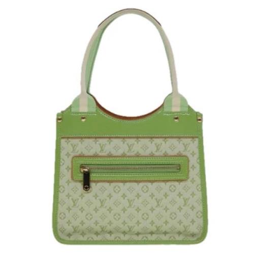 Louis Vuitton Vintage Pre-owned Canvas totevskor Green, Dam