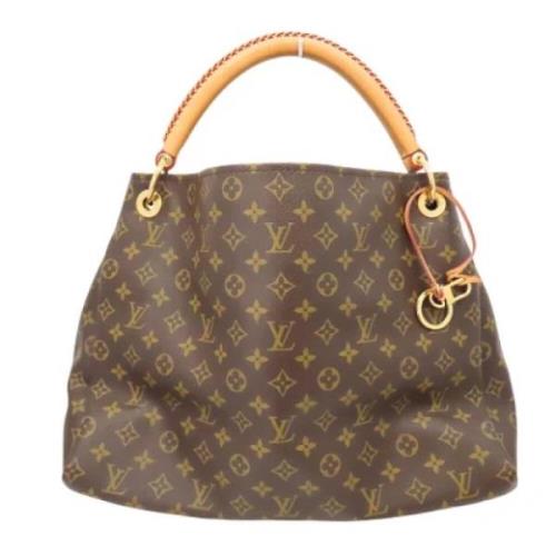 Louis Vuitton Vintage Pre-owned Canvas handvskor Brown, Dam