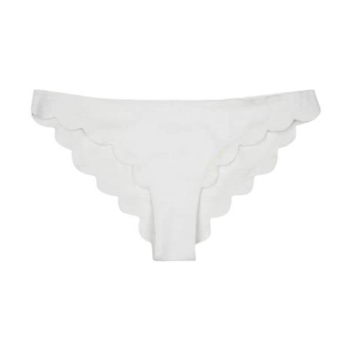 Marysia Vit Bikini Botten med Skalavslutning White, Dam