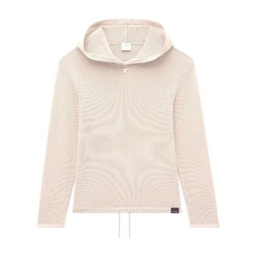 Courrèges Stiligt Sweatshirt för Trendig Look Beige, Herr