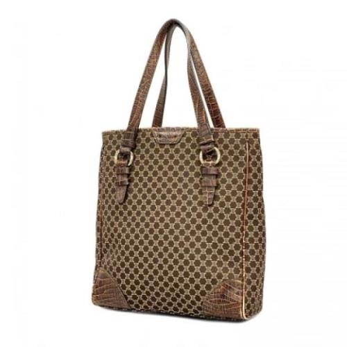 Celine Vintage Pre-owned Canvas celine-vskor Brown, Dam