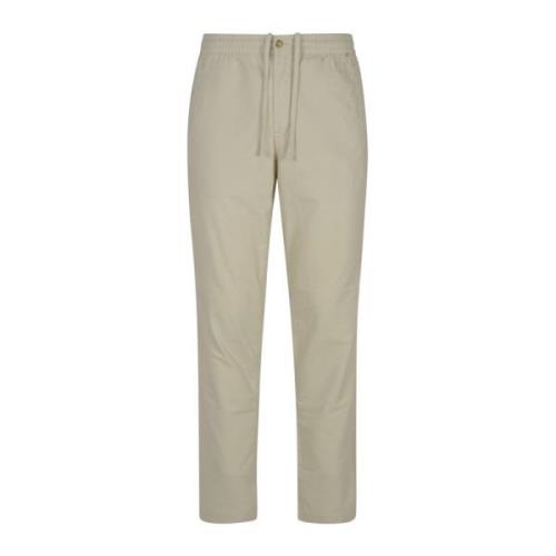 Polo Ralph Lauren Beige Byxor med Flat Front Look Beige, Herr