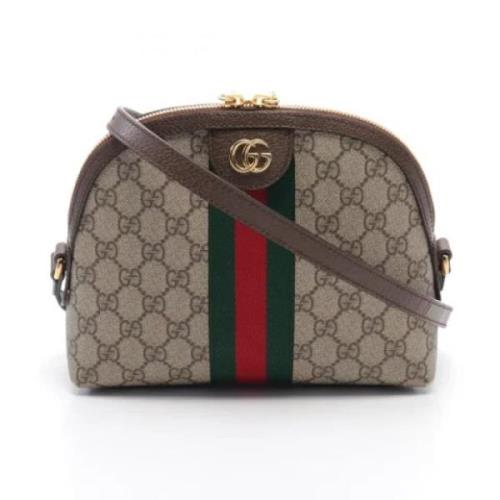 Gucci Vintage Pre-owned Canvas gucci-vskor Brown, Dam