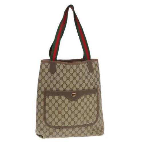 Gucci Vintage Pre-owned Laeder gucci-vskor Beige, Dam