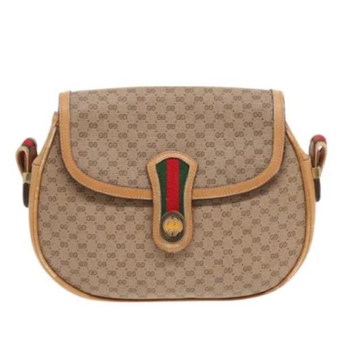 Gucci Vintage Pre-owned Laeder gucci-vskor Beige, Dam