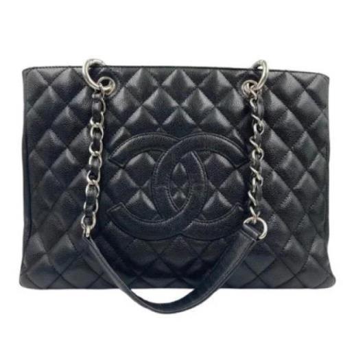 Chanel Vintage Pre-owned Laeder axelremsvskor Black, Dam